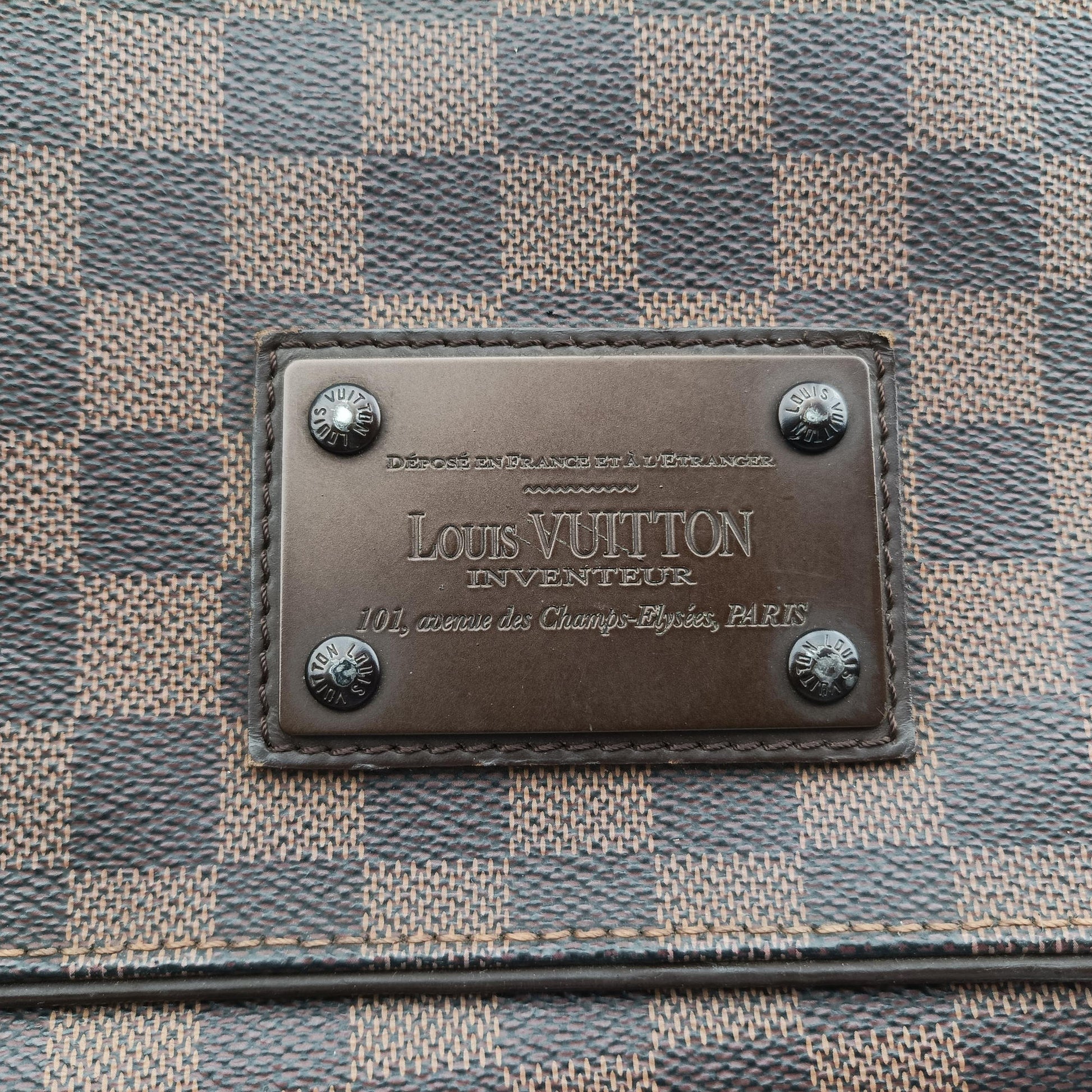 BROOKLYN MM EBENE Damier Canvas N51211 SR3099ブルックリンMM エベヌ ダミエキャンバス N51211 SR3099