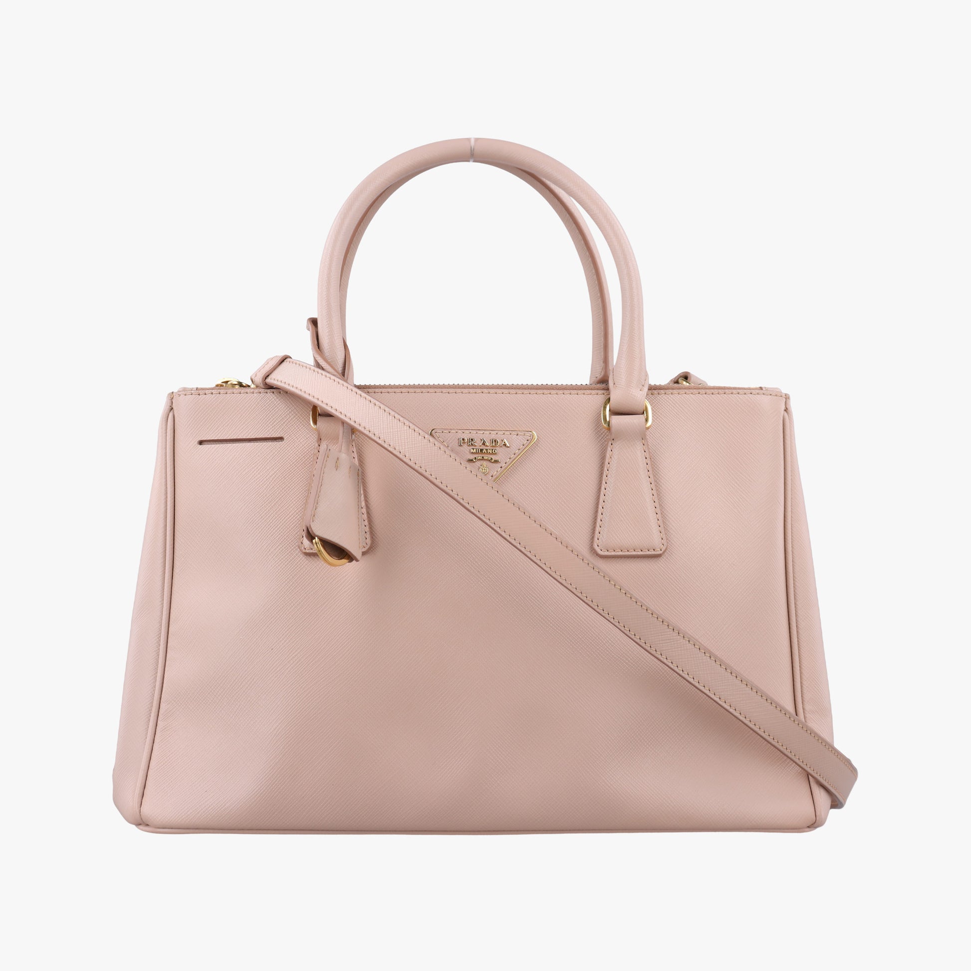 Vintage Prada Galleria Pink SAFFIANO Leather BN1874 shoulderbag | stylenewstar