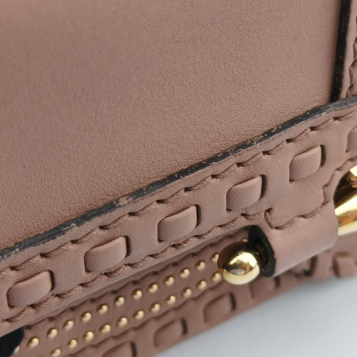 Pre-owned Gucci Snaffle Bit Brown leather 263984 handbag | stylenewstar