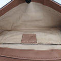 Pre-owned Gucci Snaffle Bit Brown leather 263984 handbag | stylenewstar