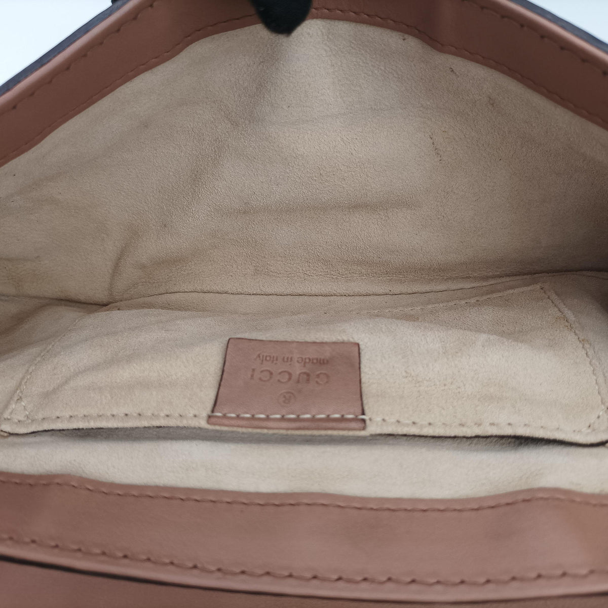 Pre-owned Gucci Snaffle Bit Brown leather 263984 handbag | stylenewstar