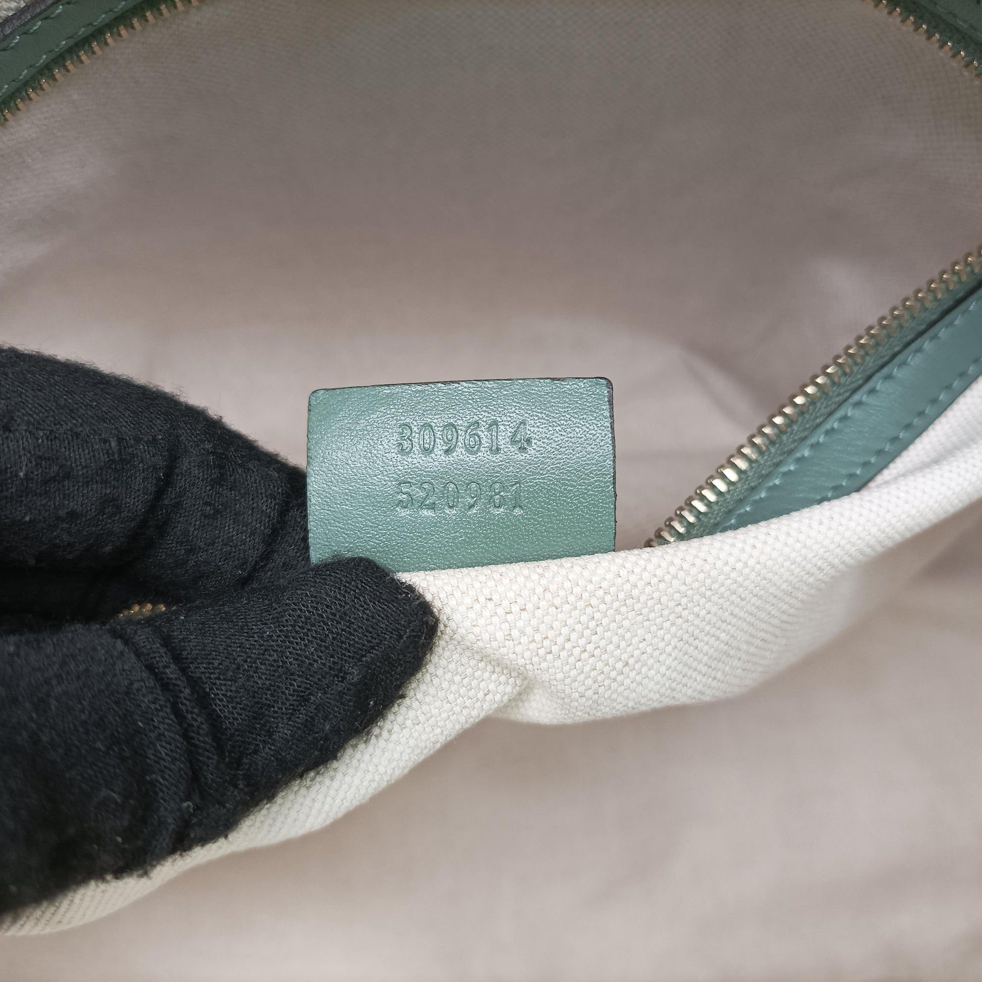 Microguccissima Green Patent Leather 309614 H015439592マイクログッチシマ グリーン パテント 309614 H015439592