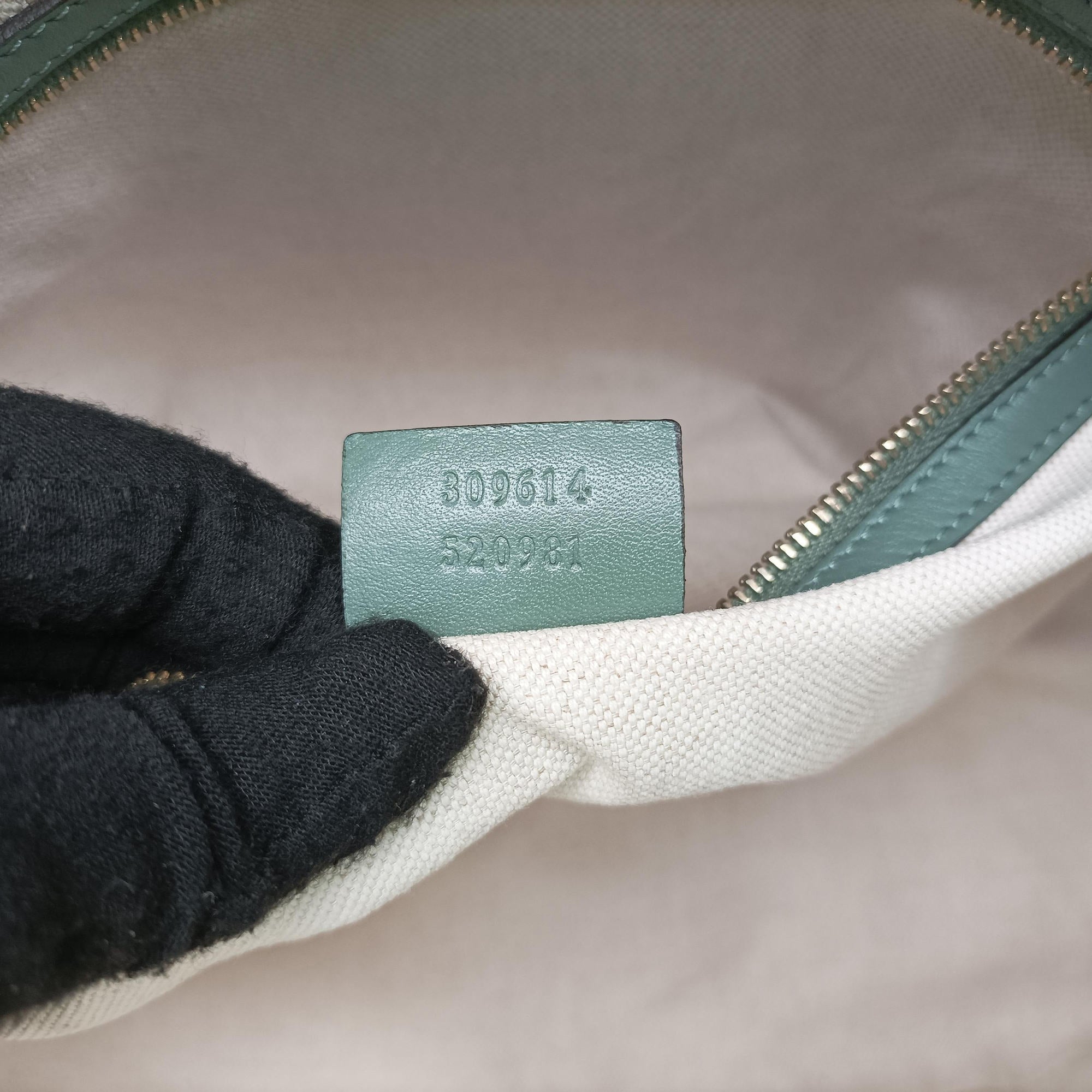 Microguccissima Green Patent Leather 309614 H015439592マイクログッチシマ グリーン パテント 309614 H015439592