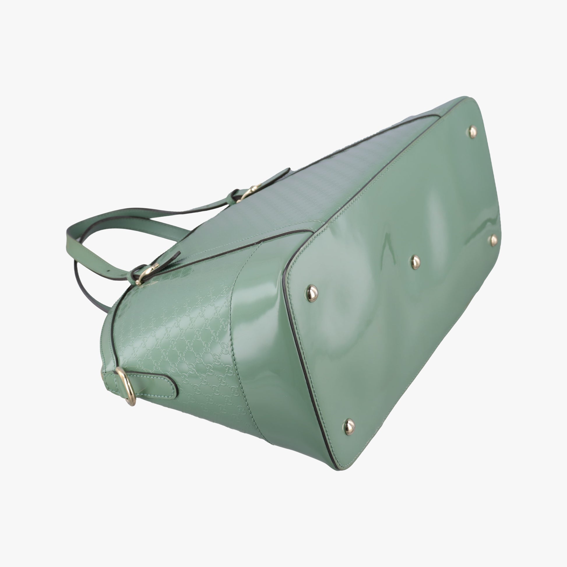 Microguccissima Green Patent Leather 309614 H015439592マイクログッチシマ グリーン パテント 309614 H015439592