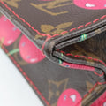 Pre-owned Louis Vuitton Cherry Sac Plat Brown×Cherry Print Monogram Canvas M95010 handbag | stylenewstar