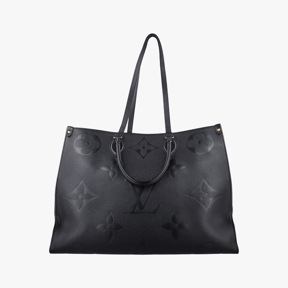 Pre-owned Louis Vuitton OnTheGo GM Noir Monogram Empreinte Giant M44925 shoulderbag | stylenewstar