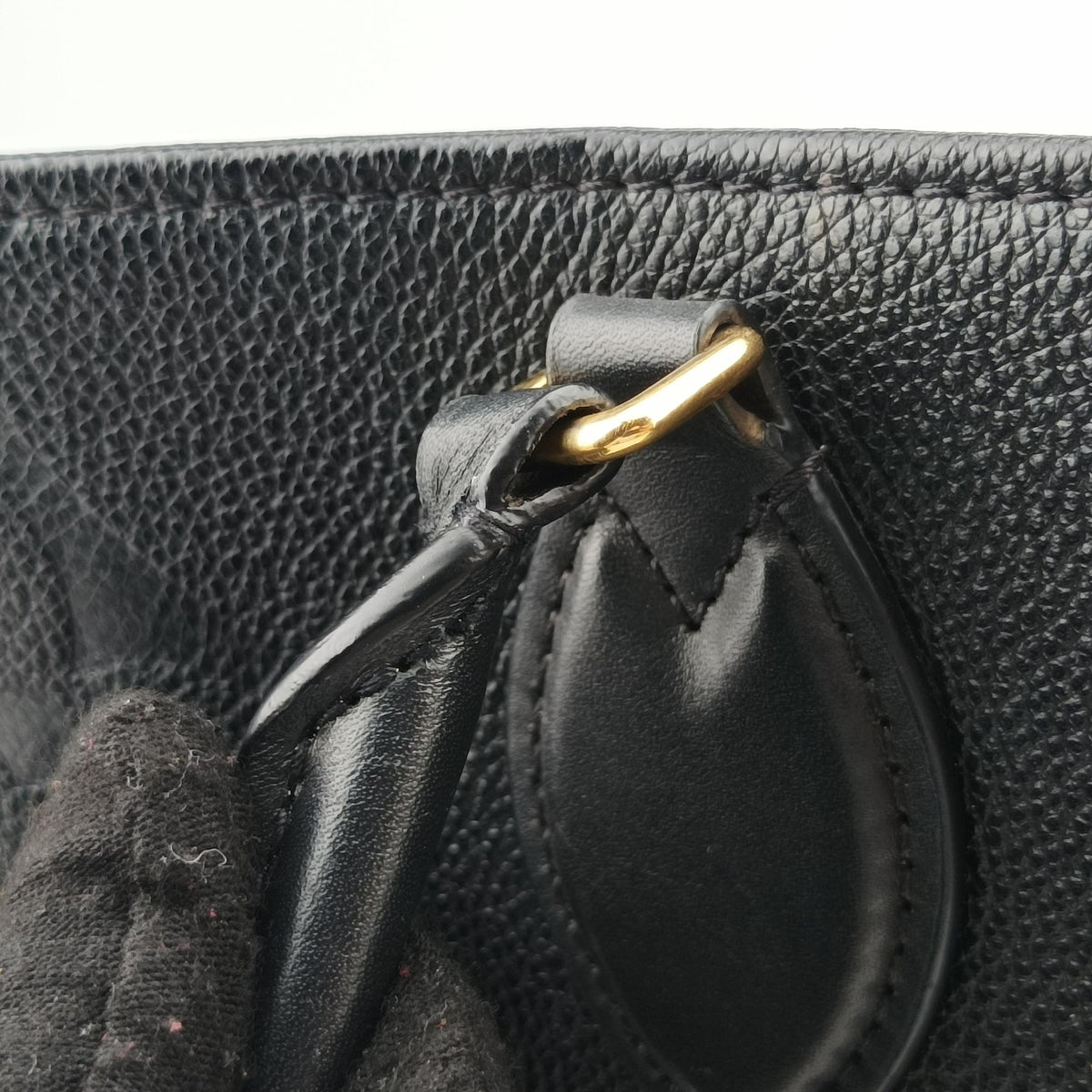 Pre-owned Louis Vuitton OnTheGo GM Noir Monogram Empreinte Giant M44925 shoulderbag | stylenewstar