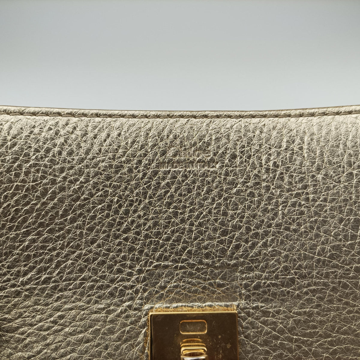 Pre-owned Chloe DREW Pink×Gold Leather  shoulderbag | stylenewstar