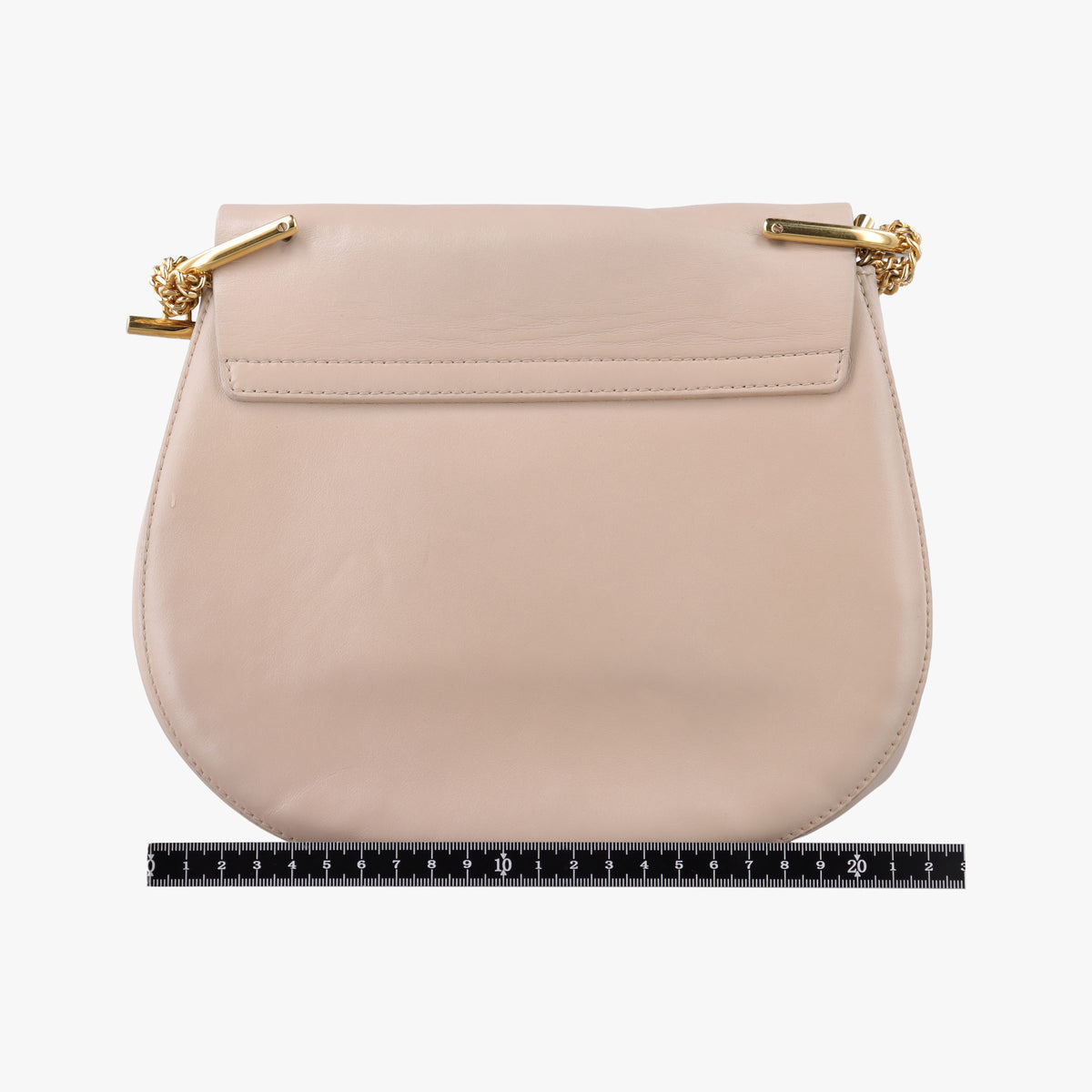 Pre-owned Chloe DREW Pink×Gold Leather  shoulderbag | stylenewstar