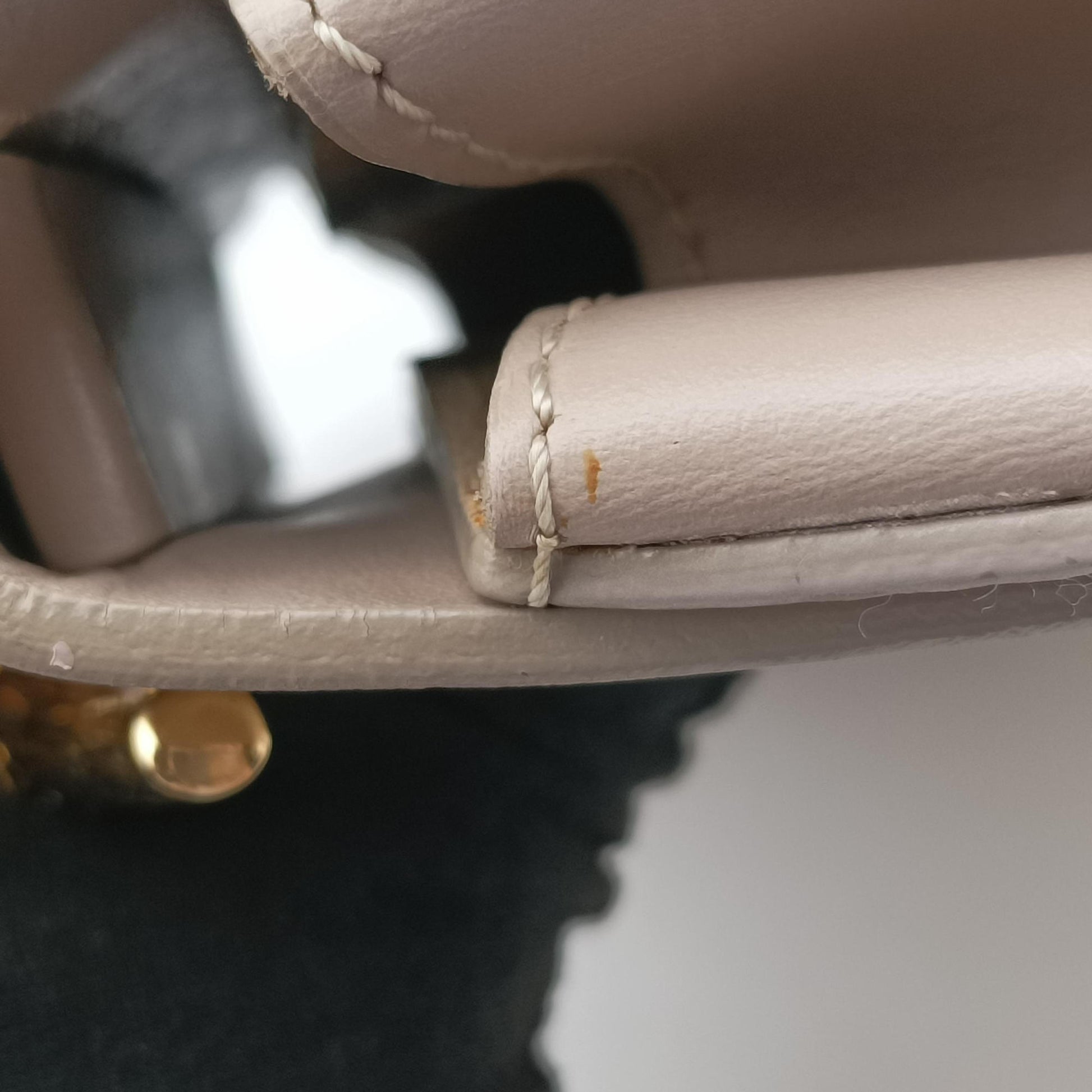 Pre-owned Chloe DREW Pink×Gold Leather  shoulderbag | stylenewstar