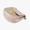 Pre-owned Chloe DREW Pink×Gold Leather  shoulderbag | stylenewstar