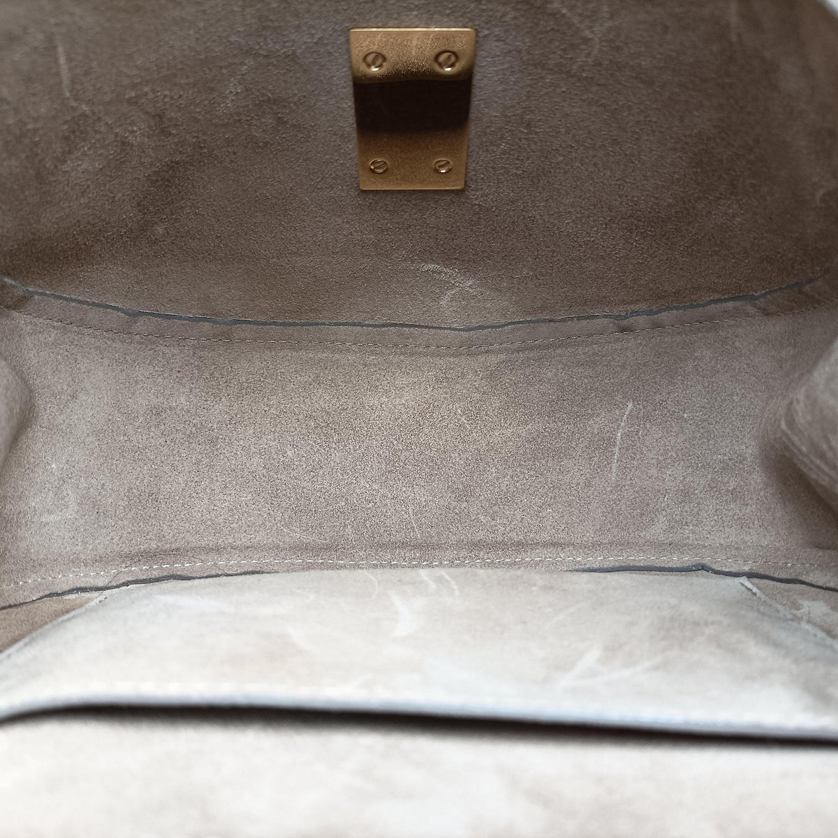 Pre-owned Chloe DREW Pink×Gold Leather  shoulderbag | stylenewstar