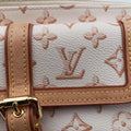 Maxi Pochette Accessoires Ivory x Brown PVC-coated canvas M20920 IC Chipマキシ ポシェット アクセソワール アイボリーxブラウン PVCコーティングキャンバス M20920 ICチップ