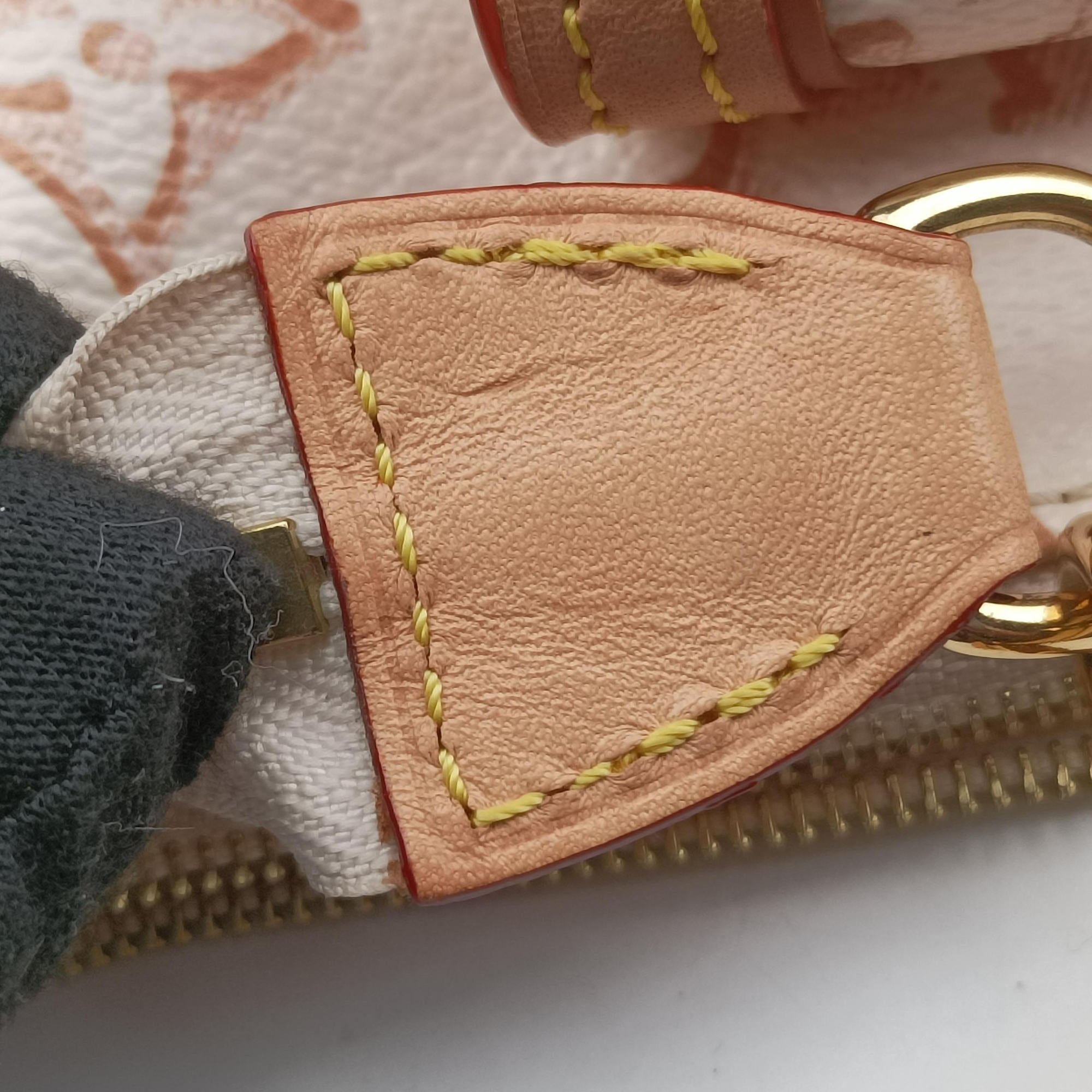 Maxi Pochette Accessoires Ivory x Brown PVC-coated canvas M20920 IC Chipマキシ ポシェット アクセソワール アイボリーxブラウン PVCコーティングキャンバス M20920 ICチップ