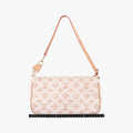 Maxi Pochette Accessoires Ivory x Brown PVC-coated canvas M20920 IC Chipマキシ ポシェット アクセソワール アイボリーxブラウン PVCコーティングキャンバス M20920 ICチップ