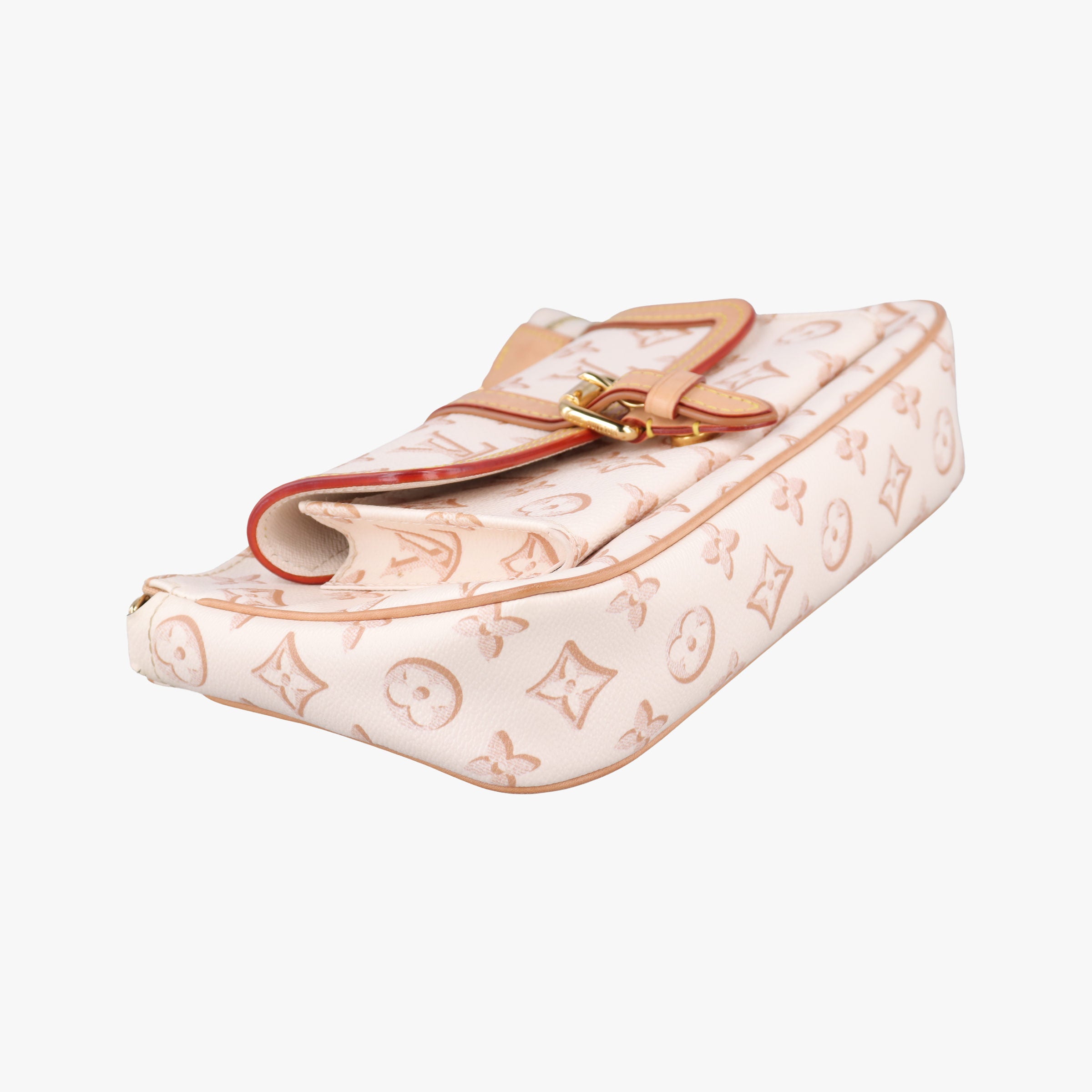 Maxi Pochette Accessoires Ivory x Brown PVC-coated canvas M20920 IC Chipマキシ ポシェット アクセソワール アイボリーxブラウン PVCコーティングキャンバス M20920 ICチップ