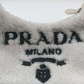 Pre-owned Prada Re-Edition2000 White Terry cloth 1NE515 handbag | stylenewstar
