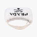 Pre-owned Prada Re-Edition2000 White Terry cloth 1NE515 handbag | stylenewstar