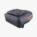 Pre-owned Louis Vuitton Josh Noir×orange Damier Graphite N42403 backpack/rucksack | stylenewstar