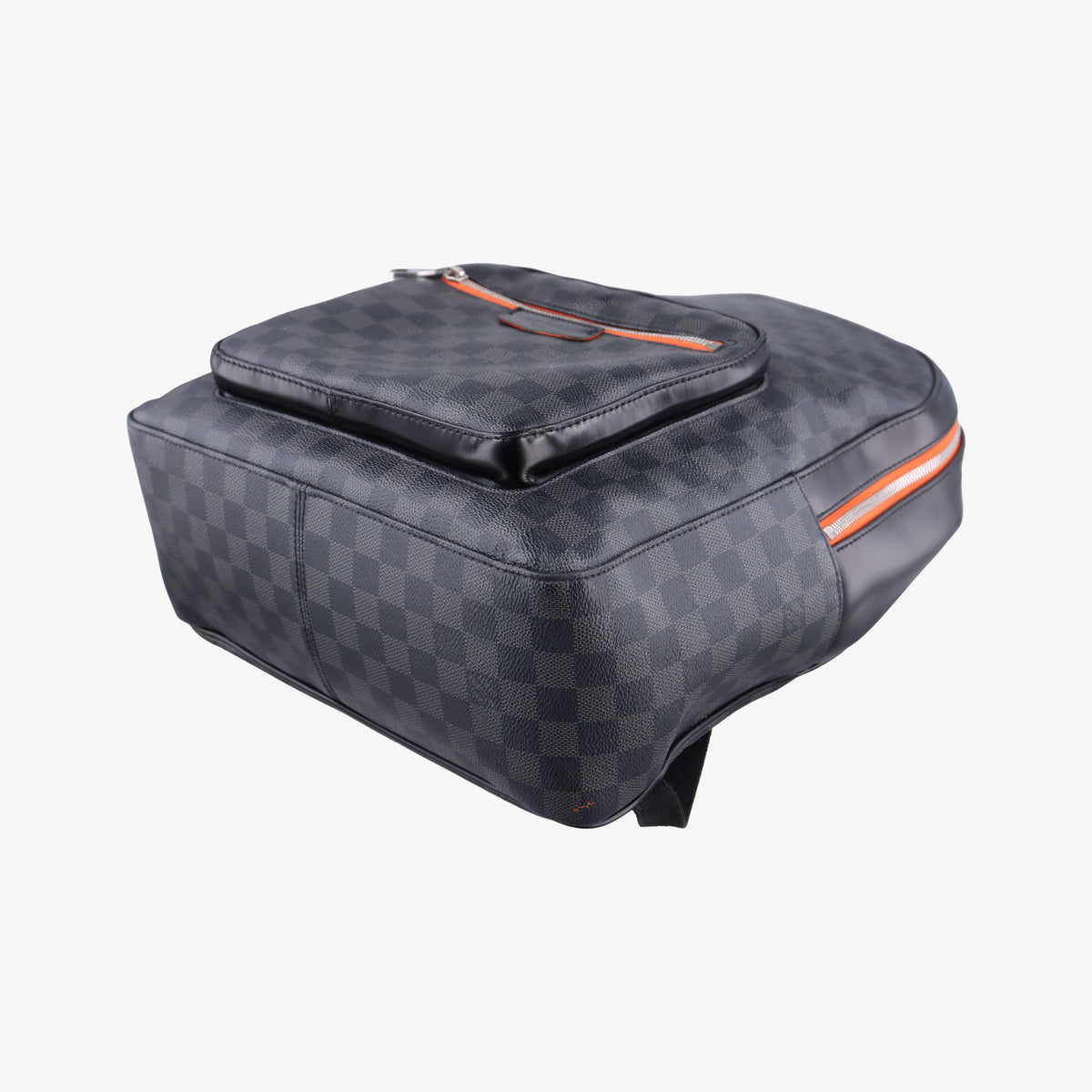 Pre-owned Louis Vuitton Josh Noir×orange Damier Graphite N42403 backpack/rucksack | stylenewstar