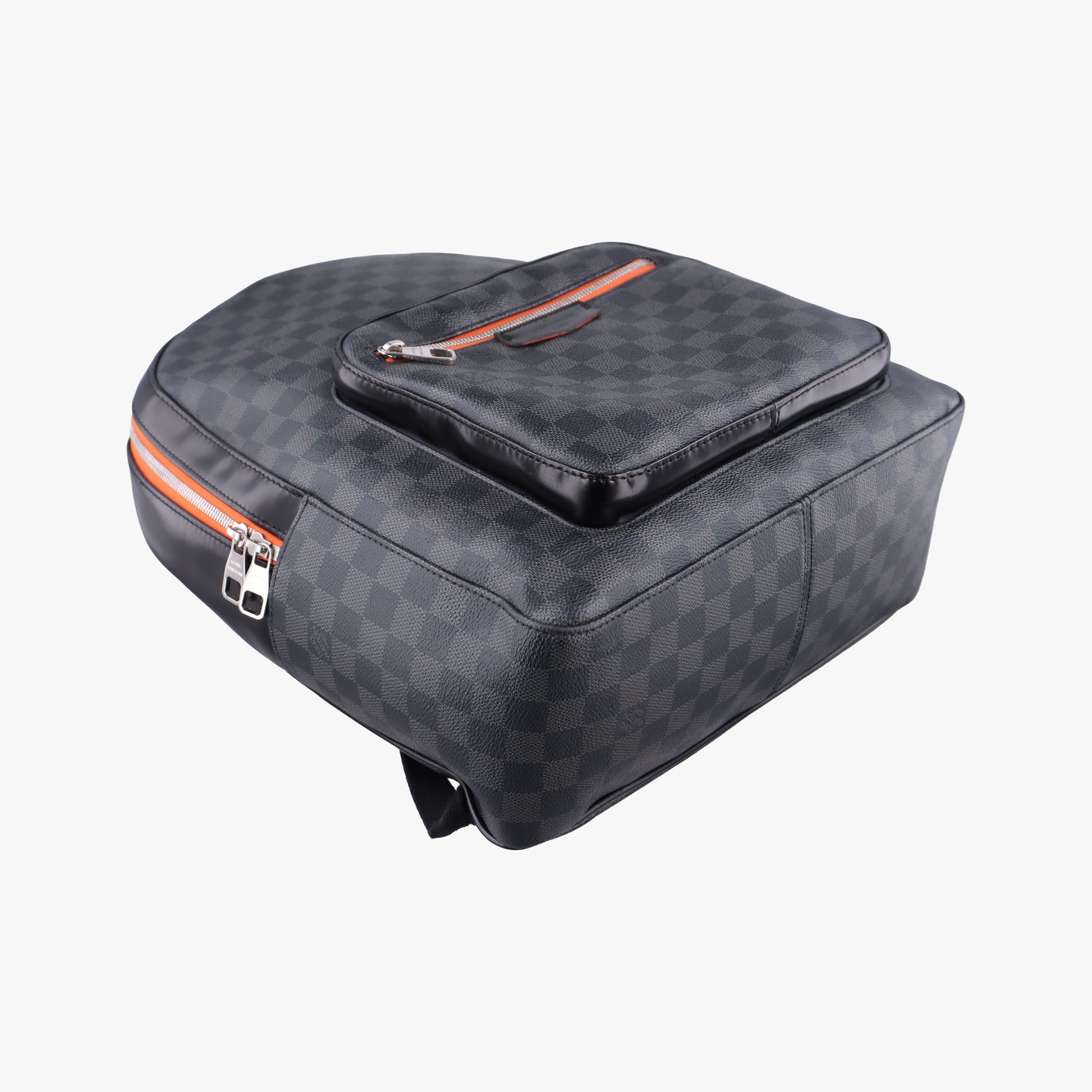 Pre-owned Louis Vuitton Josh Noir×orange Damier Graphite N42403 backpack/rucksack | stylenewstar