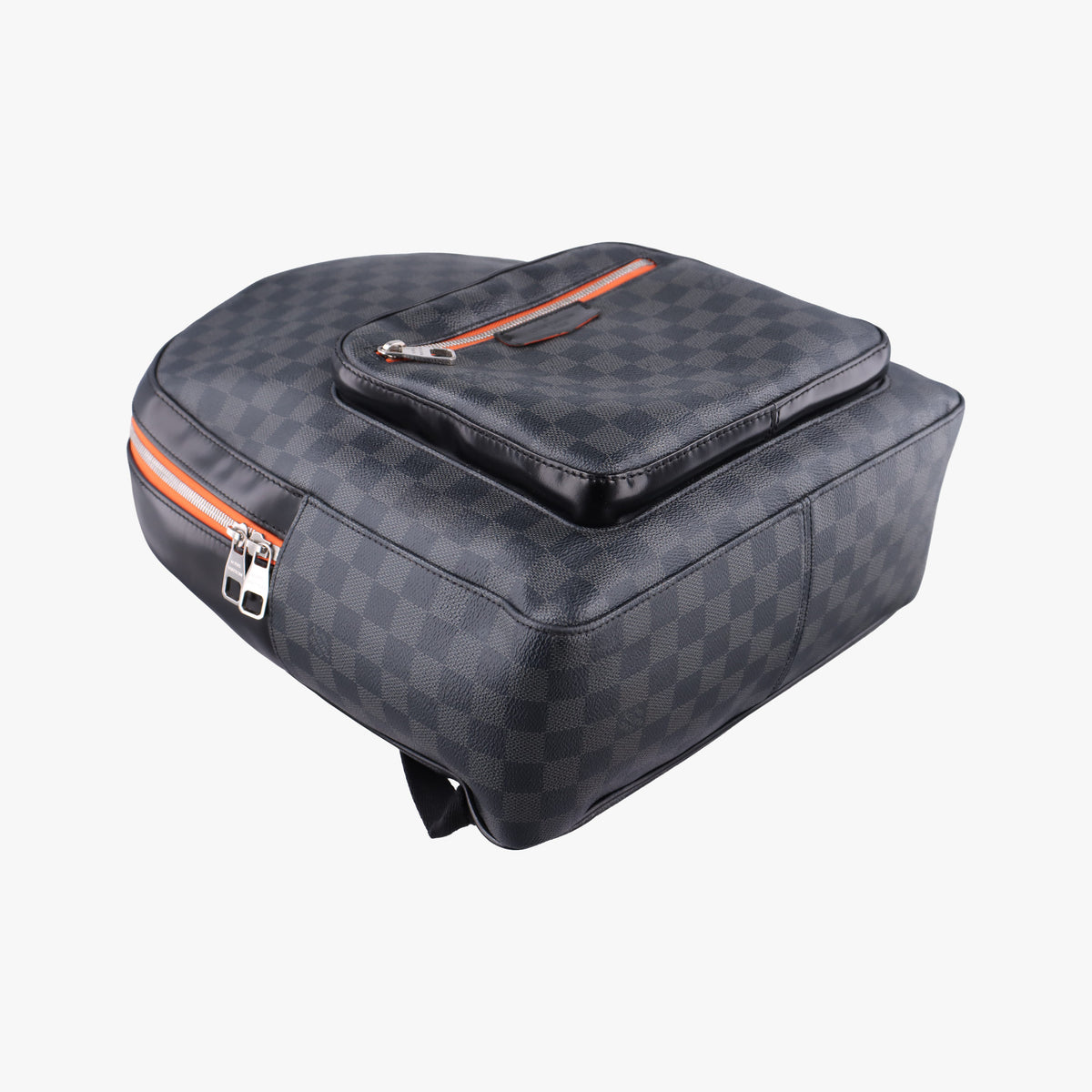 Pre-owned Louis Vuitton Josh Noir×orange Damier Graphite N42403 backpack/rucksack | stylenewstar