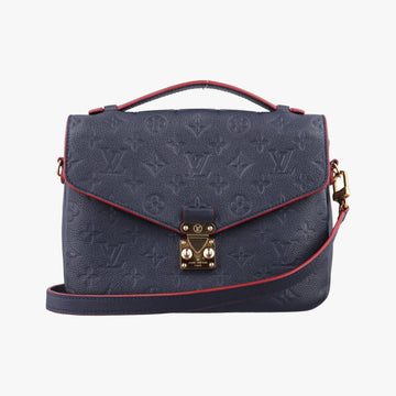 Pochette MéTIS MM Navy×Marine Rouge Monogram Empreinte M44071 AR1187ポシェットメティスMM ネイビー×マリーヌルージュ モノグラム アンプラント M44071 AR1187
