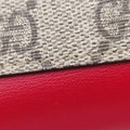 Padlock Chain beige×red×multi PVC coated canvas×Leather 453506 パドロック チェーン ベージュ×レッド×マルチ PVCコーティングキャンバス×レザー 453506 