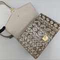 Sylvie Beige×Multi Snakeskin×Leather 421882 C019986908シルヴィ ベージュ×マルチ ヘビ革 421882 C019986908