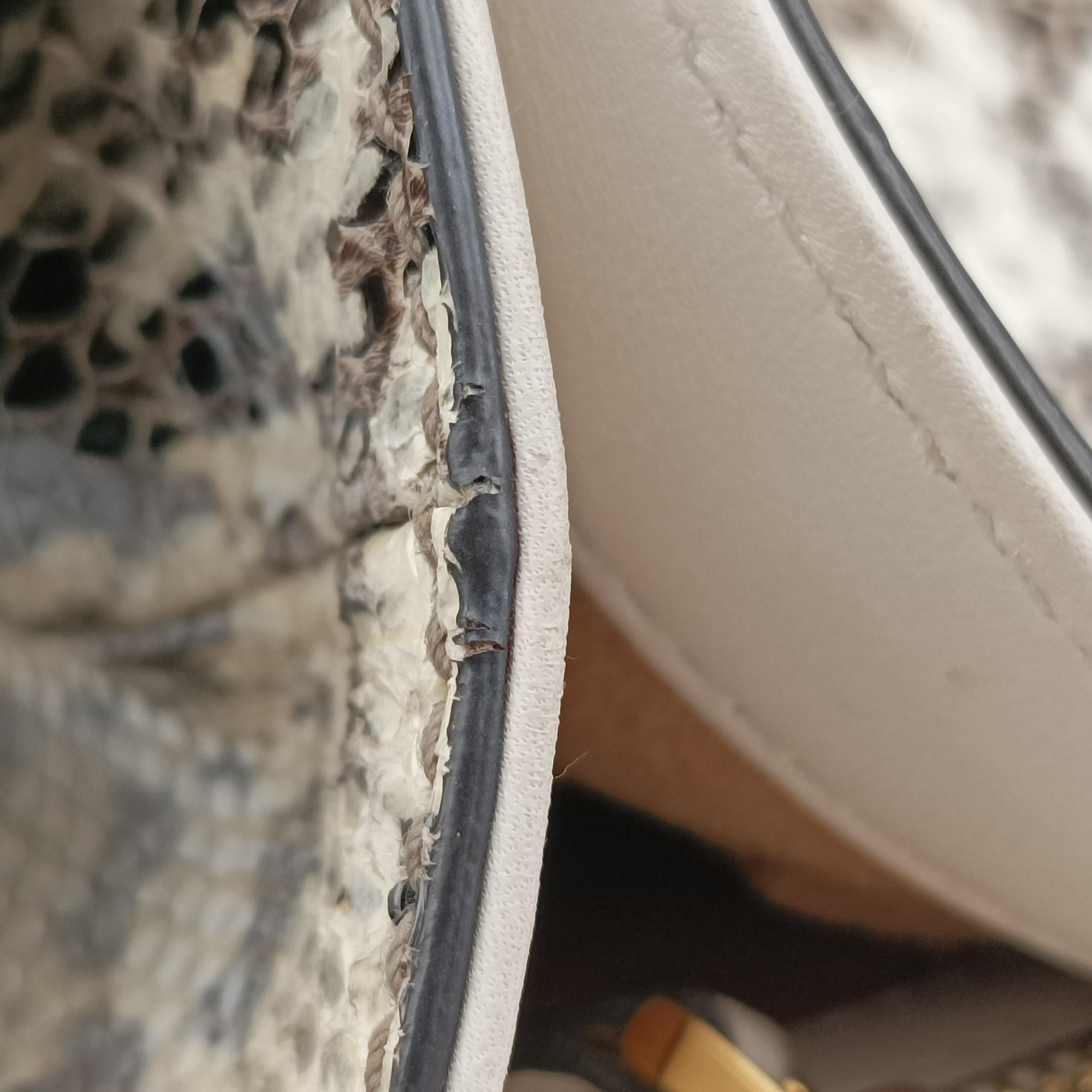 Sylvie Beige×Multi Snakeskin×Leather 421882 C019986908シルヴィ ベージュ×マルチ ヘビ革 421882 C019986908