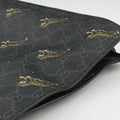 Pre-owned Gucci GG Supreme Tiger Black PVC coated canvas 495559 handbag | stylenewstar