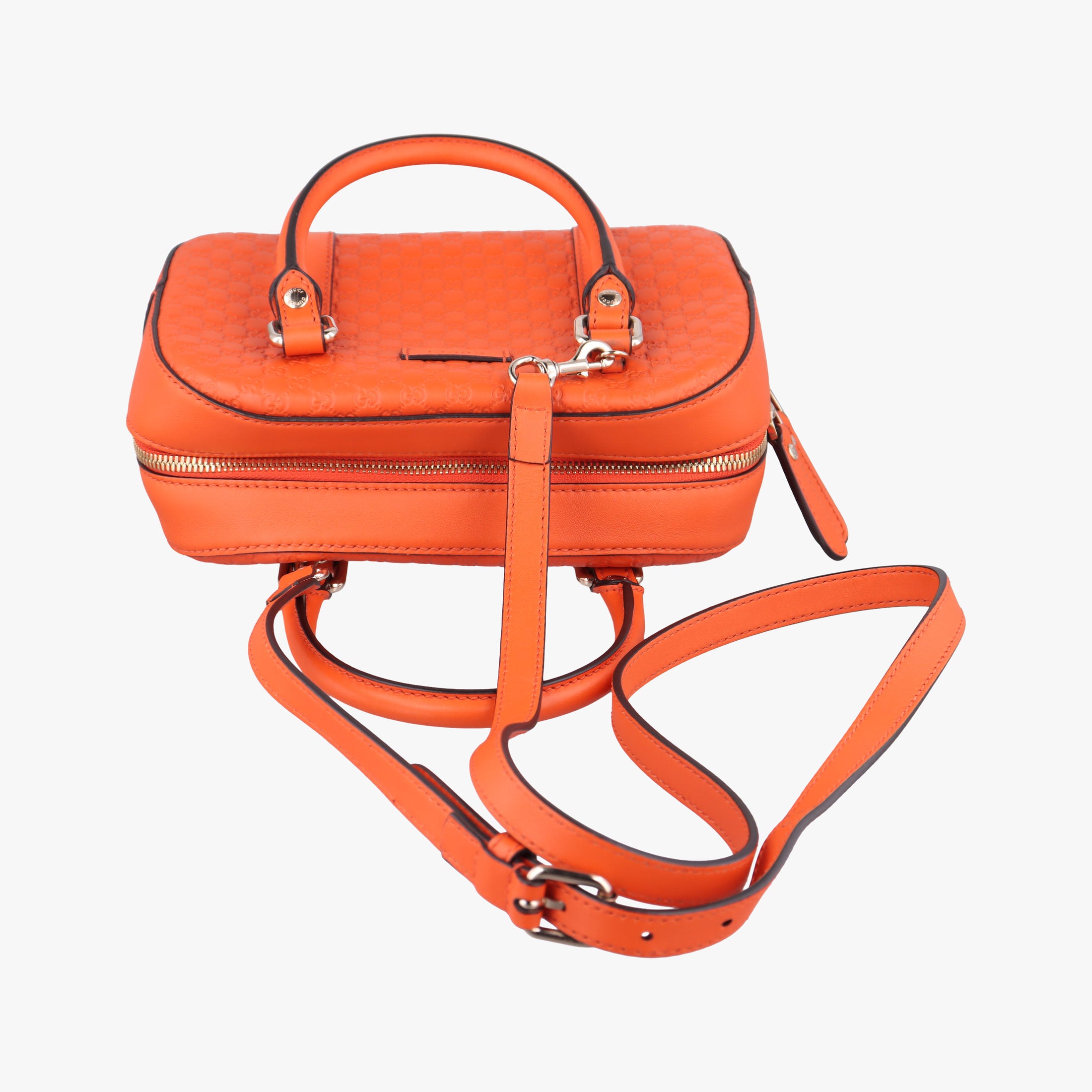 Microguccissima Orange Leather 510289 C024541187マイクログッチシマ オレンジ レザー 510289 C024541187