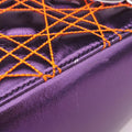 Lady Dior purple×orange Leather 15-BO-1111レディディオール パープル×オレンジ レザー 15-BO-1111