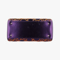 Lady Dior purple×orange Leather 15-BO-1111レディディオール パープル×オレンジ レザー 15-BO-1111