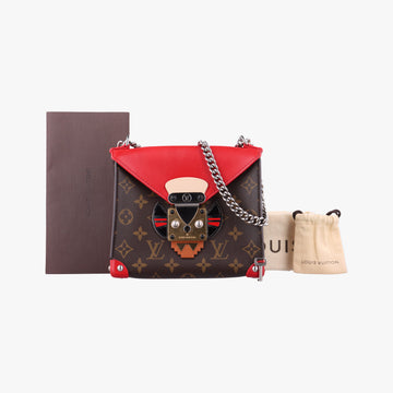 TRIBAL MASK Brown Monogram canvas×leather M50129 FL4164トライバルマスク モノグラム/ブラウン×レッド モノグラムキャンバス×レザー M50129 FL4164