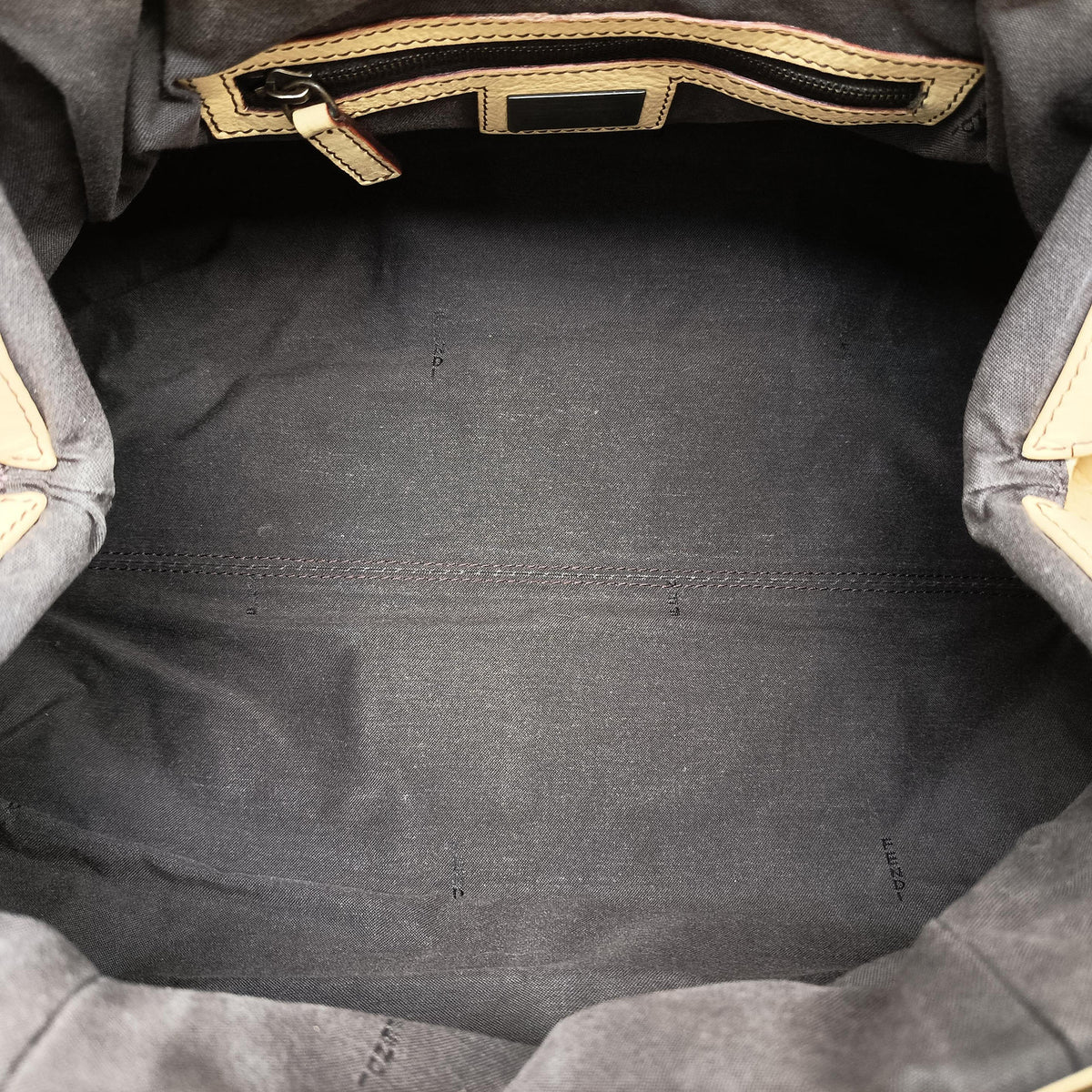 Pre-owned Fendi Toile de Cuir Yellow Leather 8BR579 handbag | stylenewstar