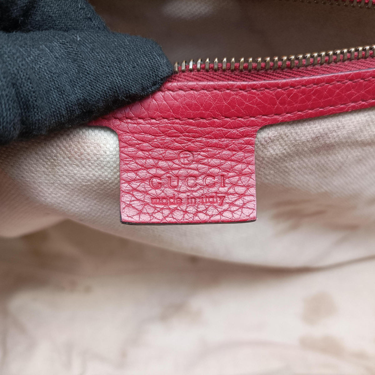 GG Marmont Red Leather 421890 Lot number unknownGGマーモント レッド レザー 421890 製番不明