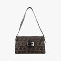 Zucca pattern Brown canvas×leather 214526 214526566009ズッカ柄 ブラウン キャンバス×レザー 214526 214526566009