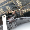 Zucca pattern Brown canvas×leather 214526 214526566009ズッカ柄 ブラウン キャンバス×レザー 214526 214526566009