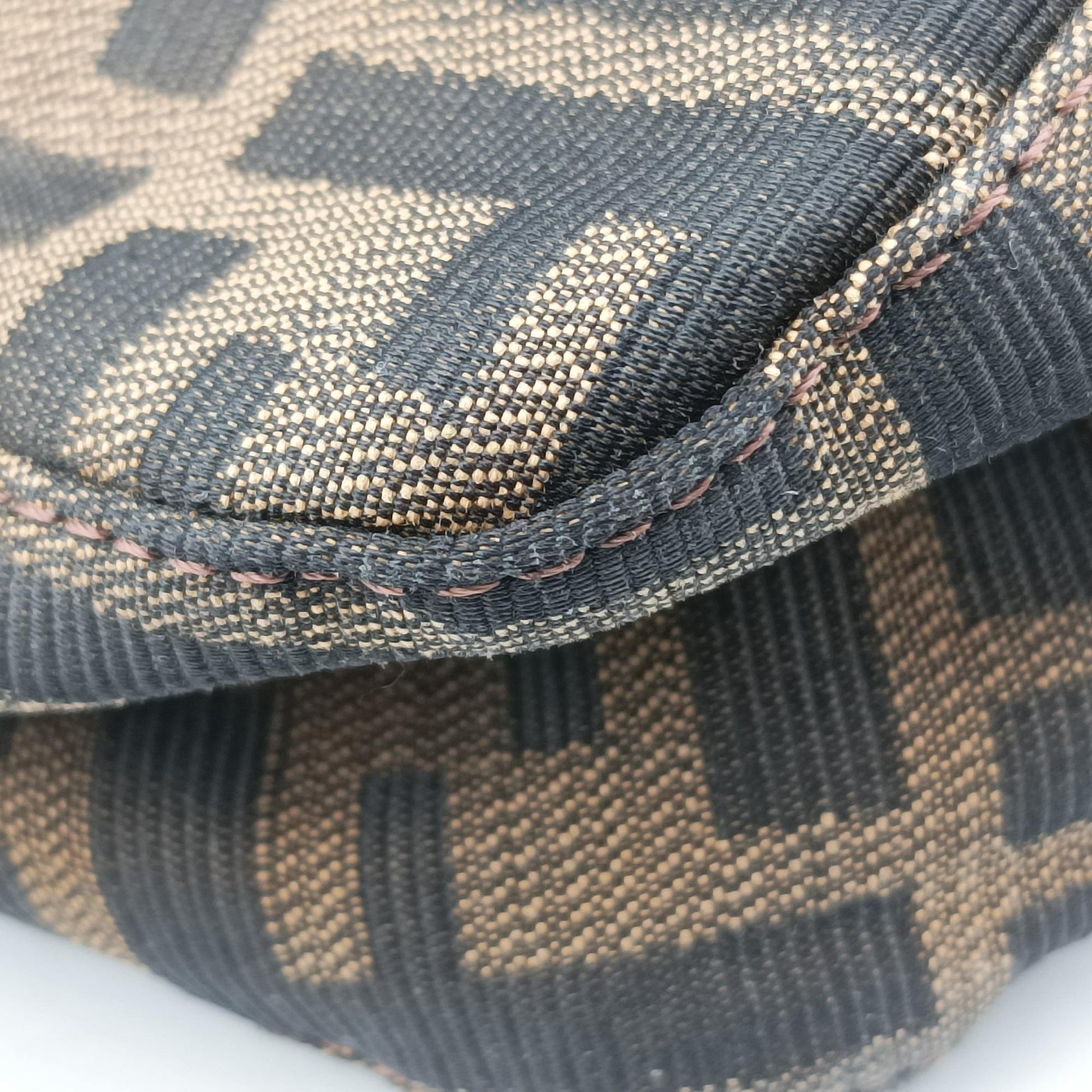 Zucca pattern Brown canvas×leather 214526 214526566009ズッカ柄 ブラウン キャンバス×レザー 214526 214526566009