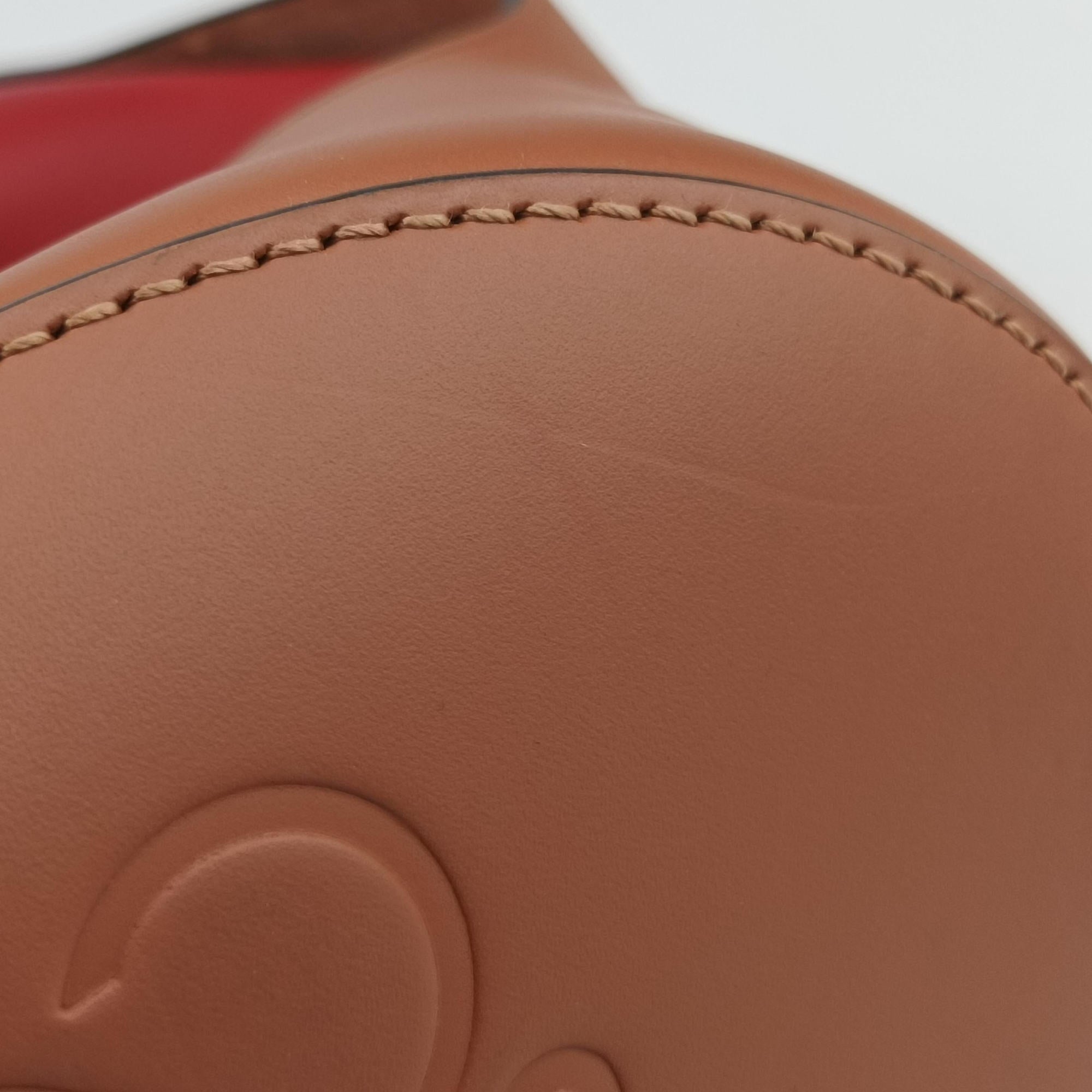 balloon Red x Brown leather 262027バルーン レッド x ブラウン レザー 262027