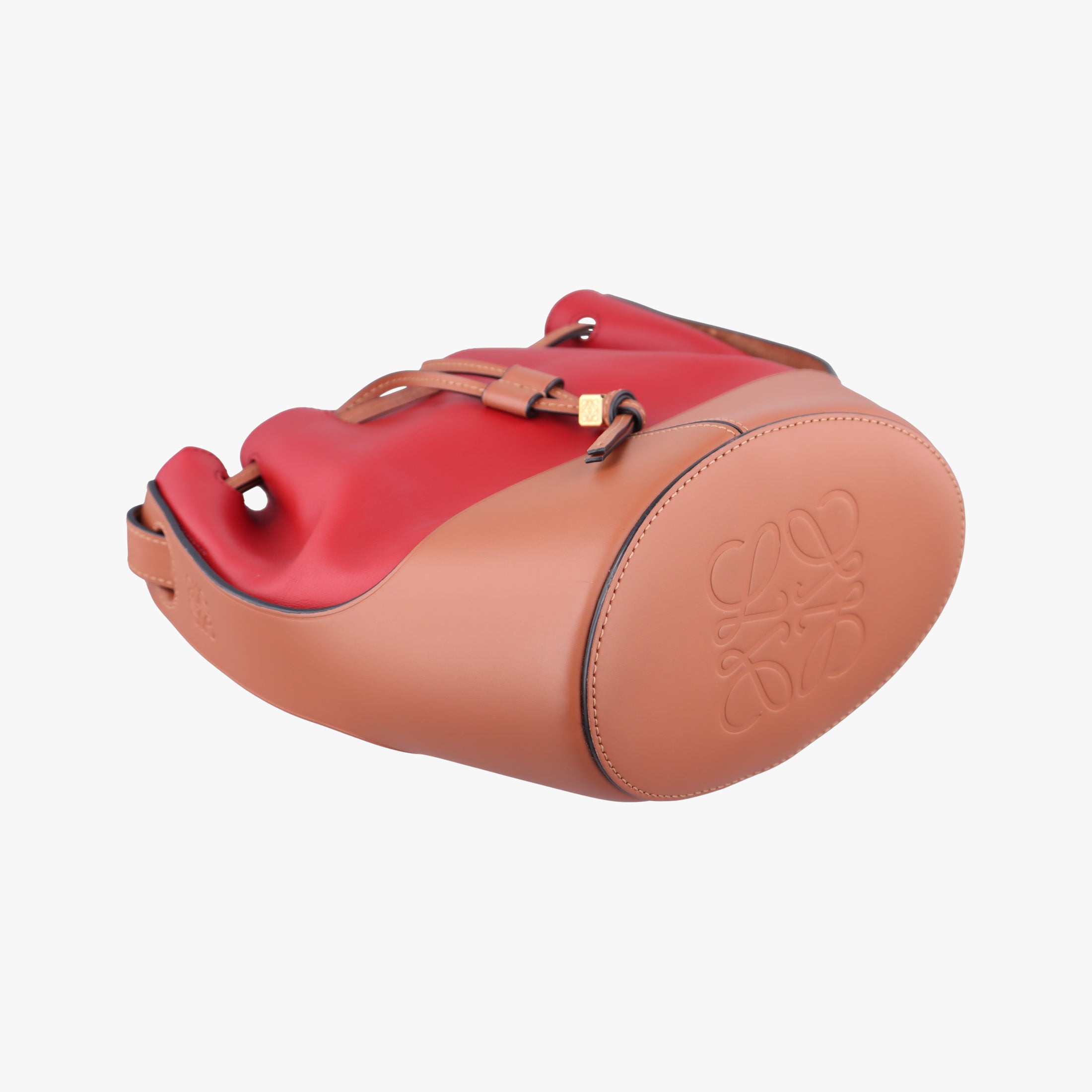 balloon Red x Brown leather 262027バルーン レッド x ブラウン レザー 262027