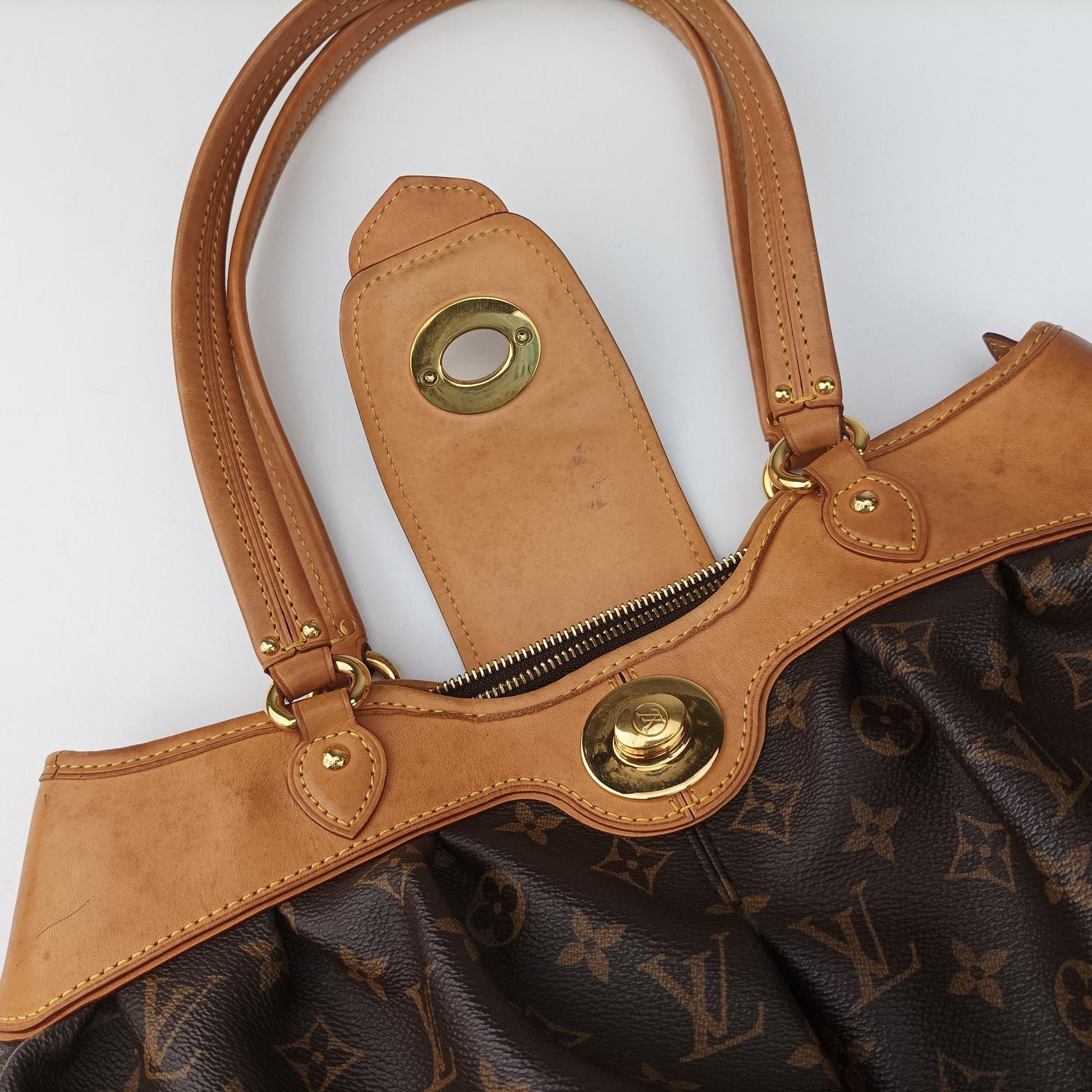 VINTAGE BOETIE MM Brown Monogram Canvas M45714 Lot number unknownボエシMM モノグラム/ブラウン モノグラムキャンバス M45714 製番不明