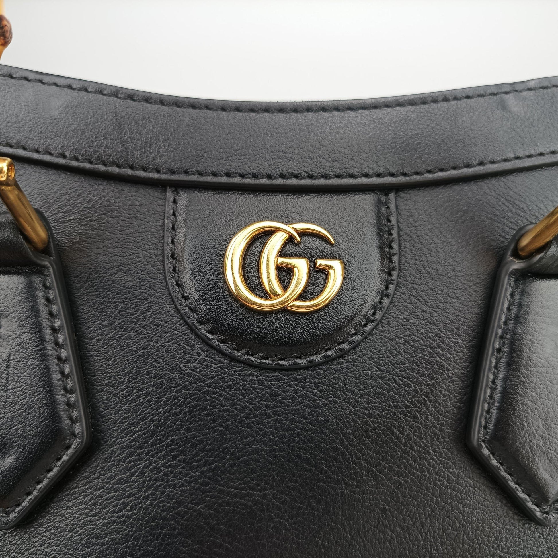 Bamboo Black Leather 660195 H035330558バンブー ブラック レザー 660195 H035330558