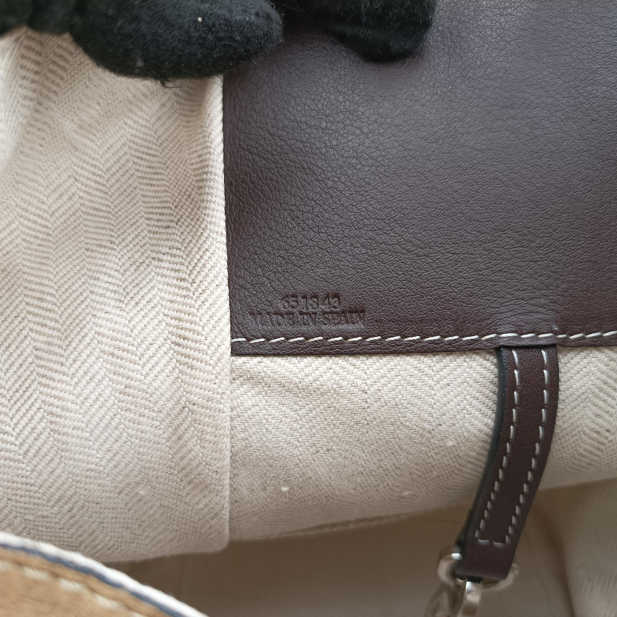 Hammock Gray × Beige × Brown Leather 65 18 43ハンモック グレー × ベージュ × ブラウン レザー 65 18 43