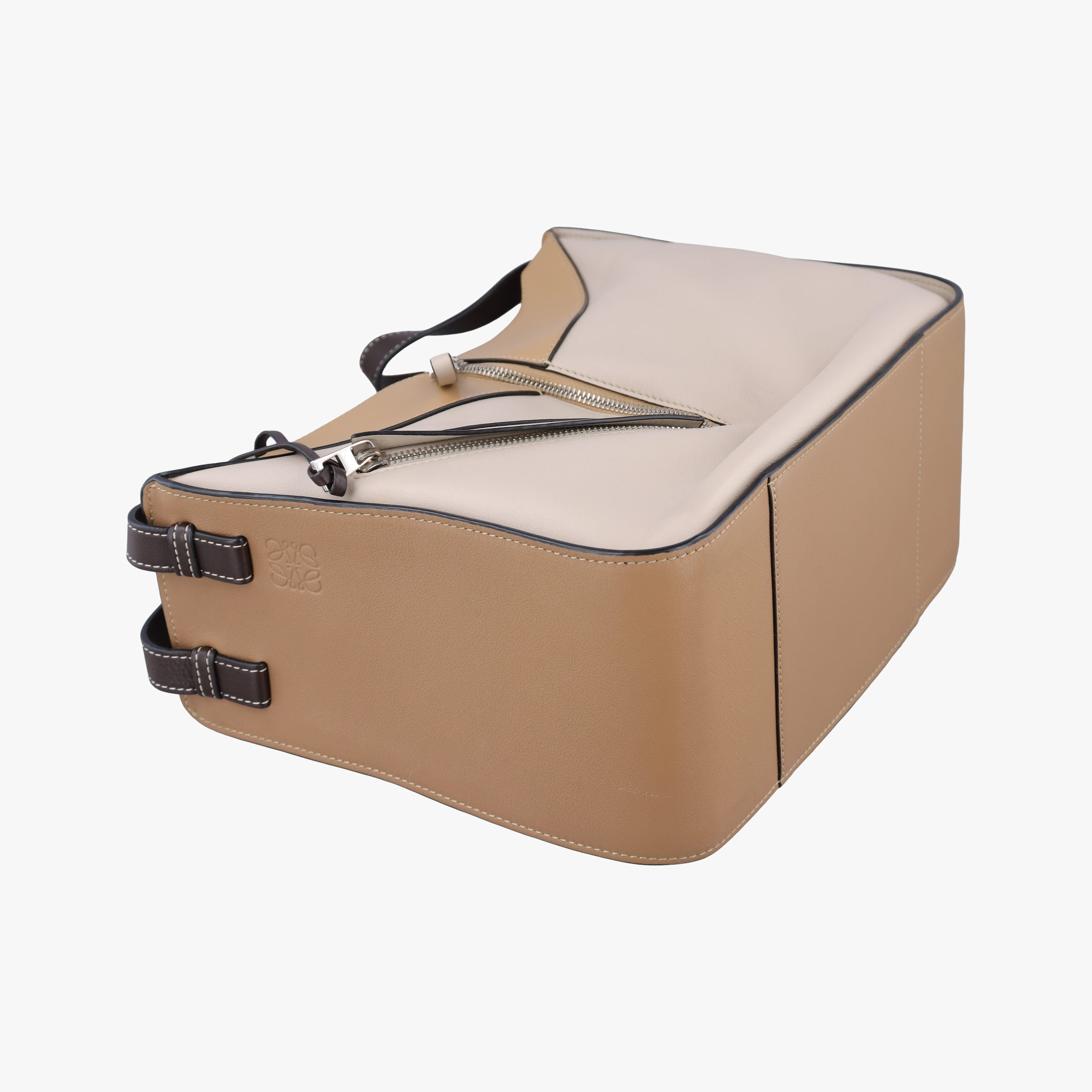 Hammock Gray × Beige × Brown Leather 65 18 43ハンモック グレー × ベージュ × ブラウン レザー 65 18 43