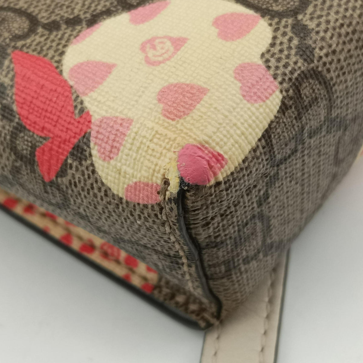 Padlock beige×Multicolour PVC coated canvas×Leather 652683 パドロック ベージュ×マルチカラー PVCコーティングキャンバス×レザー 652683