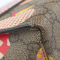 Padlock beige×Multicolour PVC coated canvas×Leather 652683 パドロック ベージュ×マルチカラー PVCコーティングキャンバス×レザー 652683