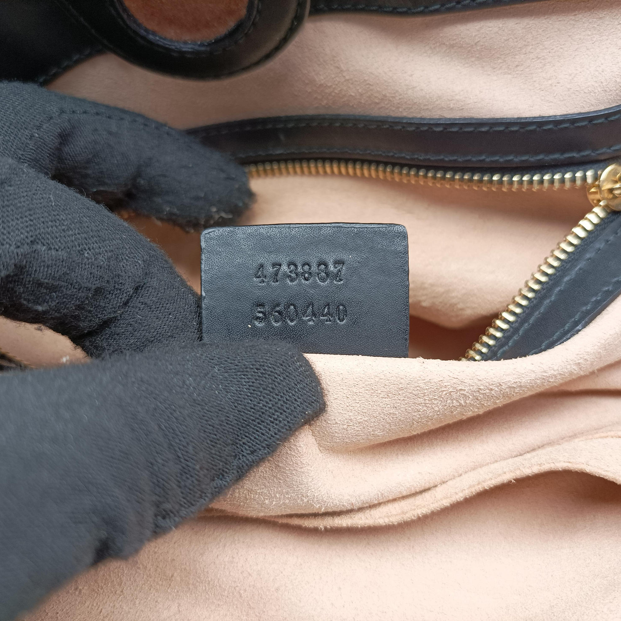 Pre-owned Gucci GG Supreme Bosco PATCHED Black PVC coated canvas 473887 handbag | stylenewstar