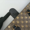 Pre-owned Gucci GG Supreme Bosco PATCHED Black PVC coated canvas 473887 handbag | stylenewstar